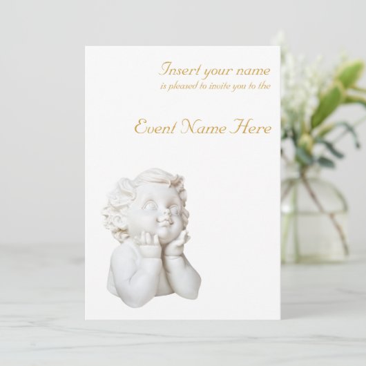 White Angel Kaart (Staand voorkant)