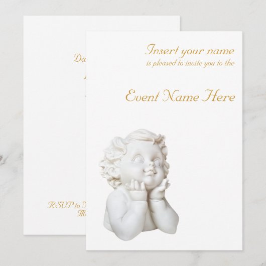 White Angel Kaart (Voorkant / Achterkant)