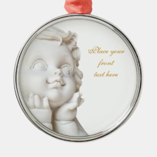 White Angel Metalen Ornament