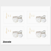 White Angel Rechthoekige Sticker (Vel)