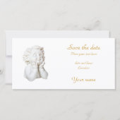 White Angel Save The Date (Voorkant)
