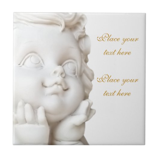 White Angel Tegeltje (Voorkant)