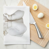 White Angel Theedoek (Quarter Fold)