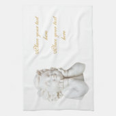 White Angel Theedoek (Verticaal)