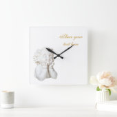White Angel Vierkante Klok (Huis)