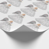 White Angel White Wrapping Paper Cadeaupapier (Hoek)