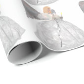 White Angel White Wrapping Paper Cadeaupapier (Rol Hoek)