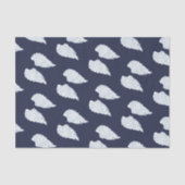  White Angel Wings & Navy Tissuepapier (Voorkant)