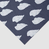  White Angel Wings & Navy Tissuepapier (Detail)