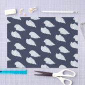  White Angel Wings & Navy Tissuepapier (Craft)