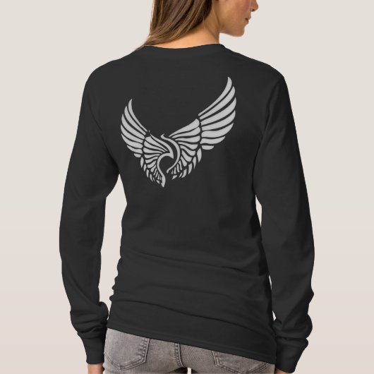 White Angel Wings T-shirt (Achterkant)