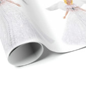 white angel wrapping paper cadeaupapier (Rol Hoek)