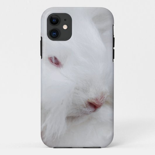 White Angora Rabbit Case-Mate iPhone Case (Achterkant)