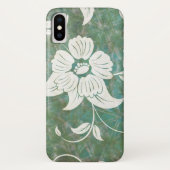 White  Antiek Floral Pattern Case-Mate iPhone Case (Achterkant)