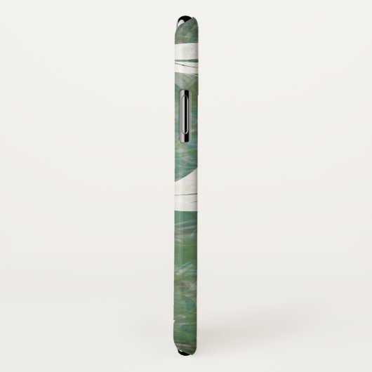 White Antiek Floral Pattern Case-Mate iPhone Case (Achterkant / rechts)