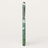 White  Antiek Floral Pattern Case-Mate iPhone Case (Achterkant/links)