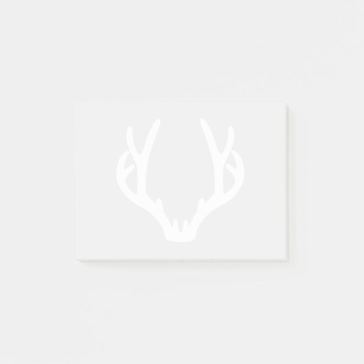 White Antler Post-it® Notes (Voorkant)
