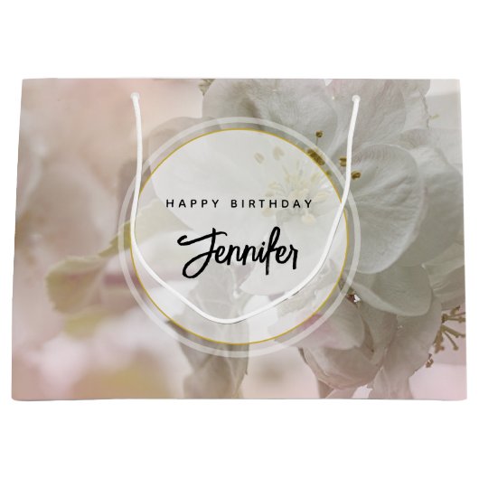 White Apple Blossom Fotograaf Dag Groot Cadeauzakje (Voorkant)