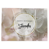 White Apple Blossom Fotograaf Dag Groot Cadeauzakje (Achterkant)