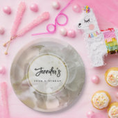 White Apple Blossom Fotograaf Dag Papieren Bordje (Feest)