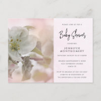 White Apple Blossom Fotografie Baby shower