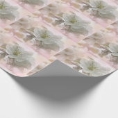 White Apple Blossom Photography Cadeaupapier (Hoek)