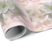 White Apple Blossom Photography Cadeaupapier (Rol Hoek)