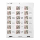 White Apple Blossom Photography Etiket (Full Sheet)