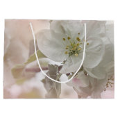 White Apple Blossom Photography Groot Cadeauzakje (Achterkant)