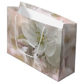 White Apple Blossom Photography Groot Cadeauzakje (Voorkant Gekanteld)
