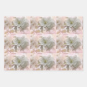 White Apple Blossom Photography Inpakpapier Vel (Voorkant 3)