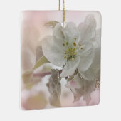 White Apple Blossom Photography Keramisch Ornament (Rechts)