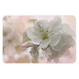 White Apple Blossom Photography Magneet
