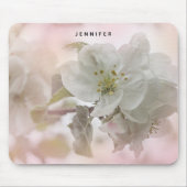 White Apple Blossom Photography Muismat (Voorkant)