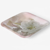 White Apple Blossom Photography Papieren Bordje (Gebogen)