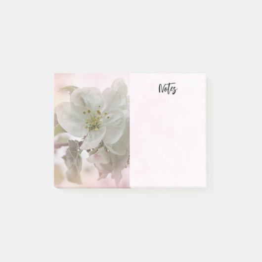 White Apple Blossom Photography Post-it® Notes (Voorkant)