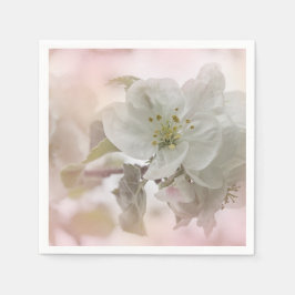 White Apple Blossom Photography Servet