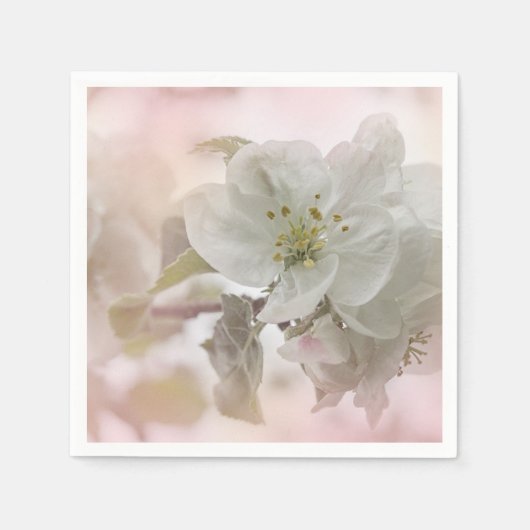 White Apple Blossom Photography Servet (Voorkant)
