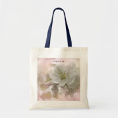 White Apple Blossom Photography Tote Bag (Voorkant)