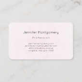 White Apple Blossom Photography Visitekaartje (Achterkant)