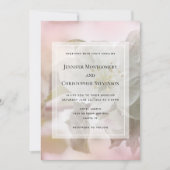 White Apple Blossom Photography Wedding Kaart (Voorkant)