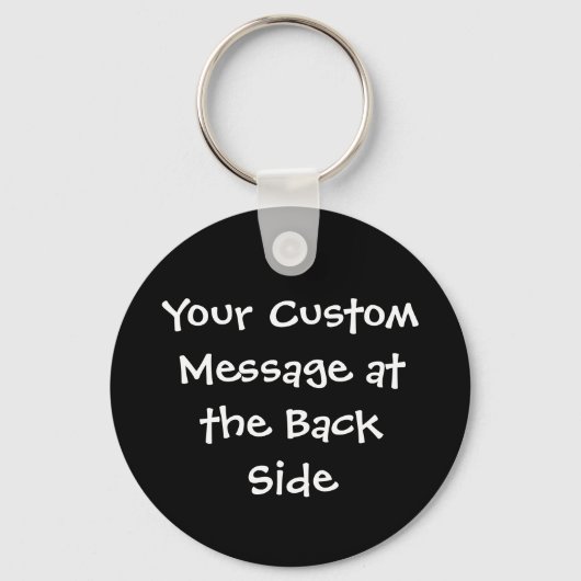 White Apple Sleutelhanger (Achterkant)