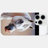 White Arabian Horse Case-Mate iPhone Case (Achterkant (horizontaal))