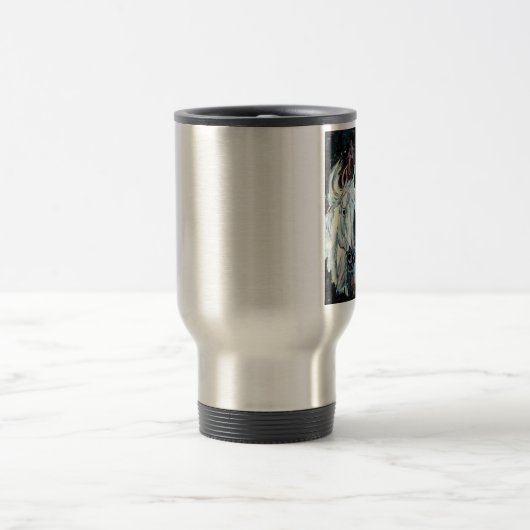 White Arabian Travel Mug Reisbeker (Center)