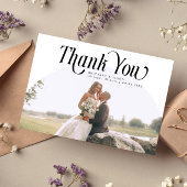 White Arch Wedding Bedankt