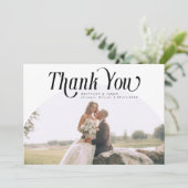 White Arch Wedding Bedankt (Staand voorkant)