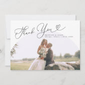 White Arch Wedding Bedankt voor je script (Voorkant)