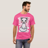 White Arctic Fox T-shirt (Voorkant volledig)