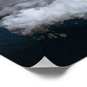 White Arctic Wolf and Winter Snow Wildlife Foto Poster (Hoek)