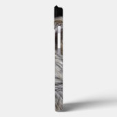 White Arctic Wolf Face Wildlife Portret Case-Mate iPhone Case (Achterkant / Links)